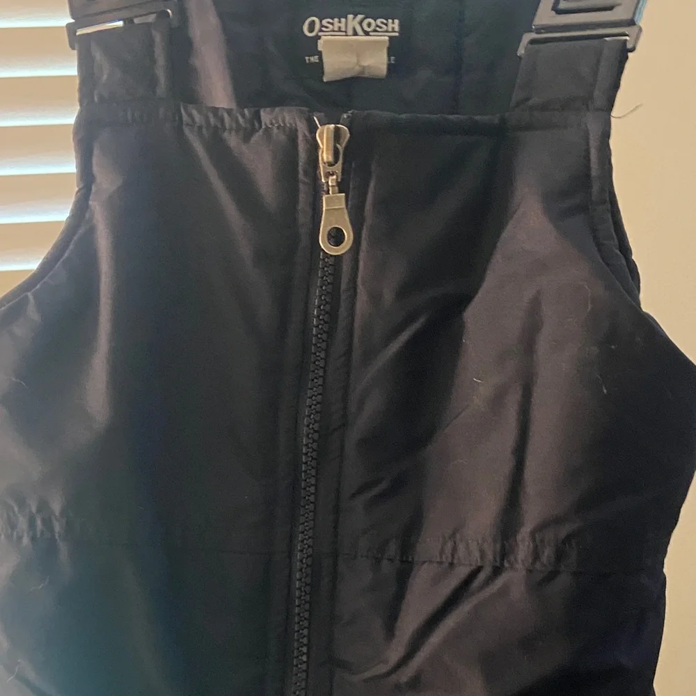 OshKosh Navy Kids Snow Bib Overalls Size M (5-6)